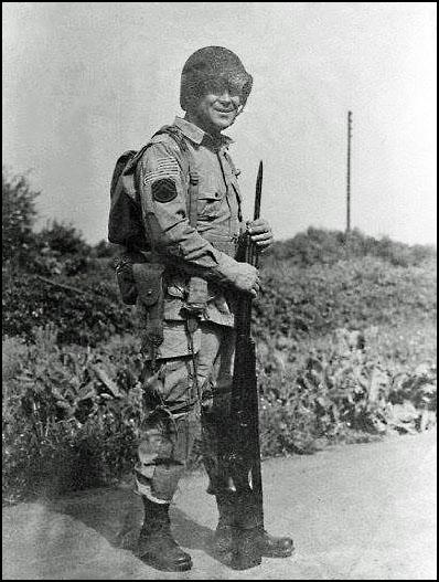 Staff Sergeant Sam Bowen in Europe 1944.